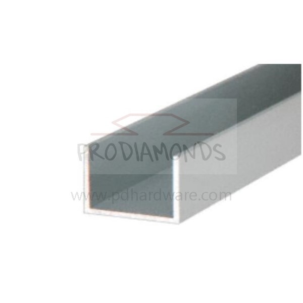 Shower Door Regular Aluminum U-Channel for 12 mm Glass