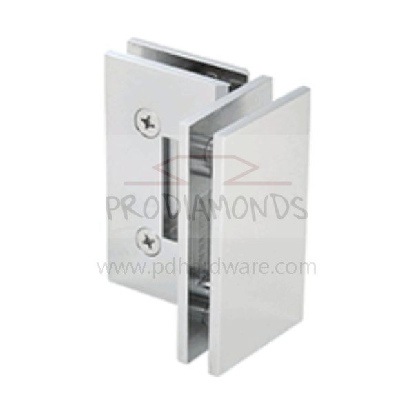 Adjustable Heavy Duty 90-Degree Glass to Glass Shower Hinge
