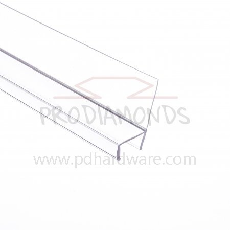 Shower Glass Door Seal with 90-Degree Soft Leg