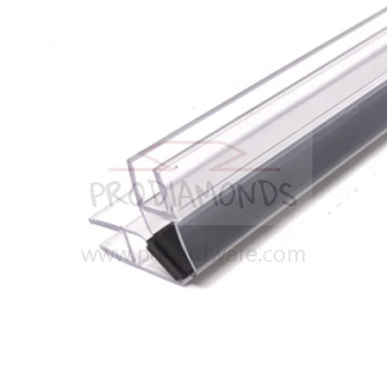 Shower Door 45-Degree Magnetic Profile Seal for 90-Degree Glass-to-Glass