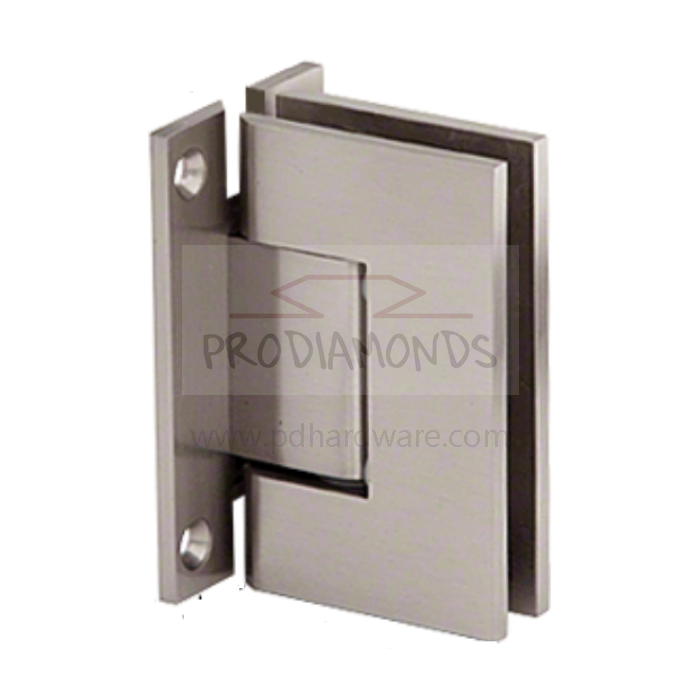 brushed nickel Heavy Duty Wall Mount H Back Plate Shower Hinge