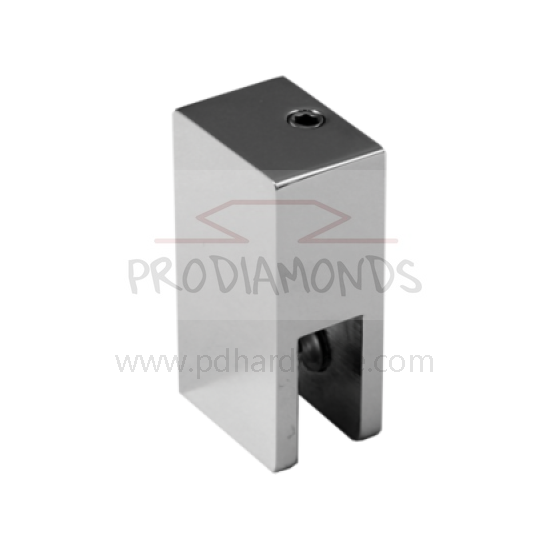 Square Fixed Rail-Blind Glass 90° Shower Support Bar Connector