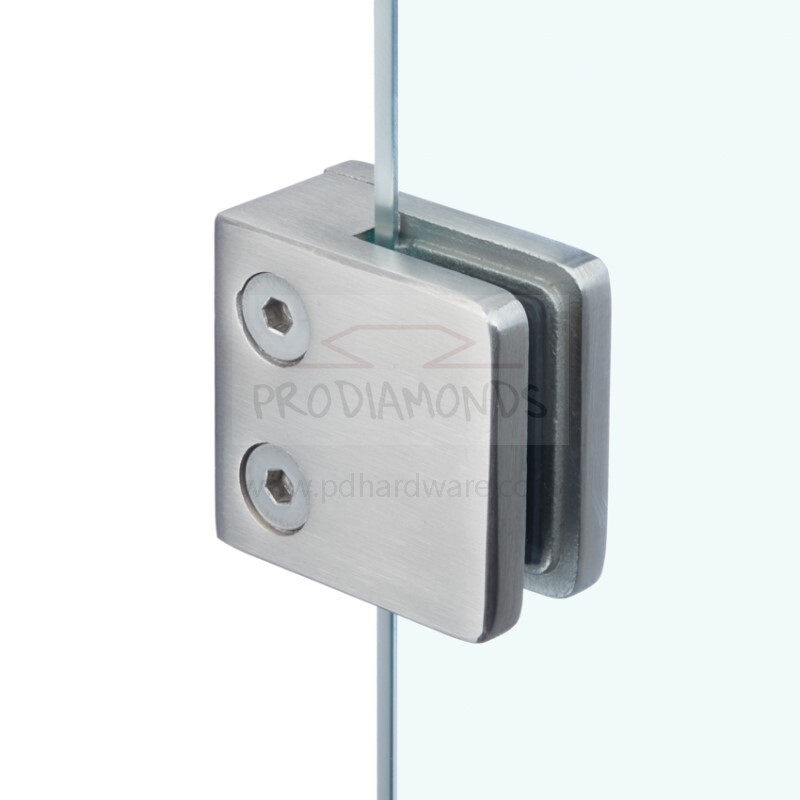 Stainless Steel Square D Glass Railing Clamp