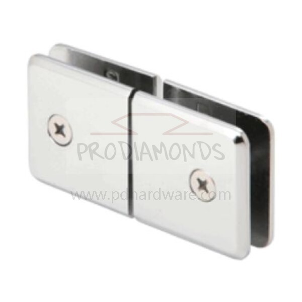 Beveled 180 Degree Glass-to-Glass Movable Transom Shower Clamp