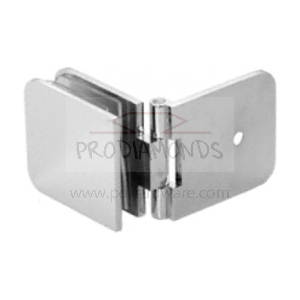 Sation Chrome Adjustable Traditional Wall Mount Shower Glass Clamp