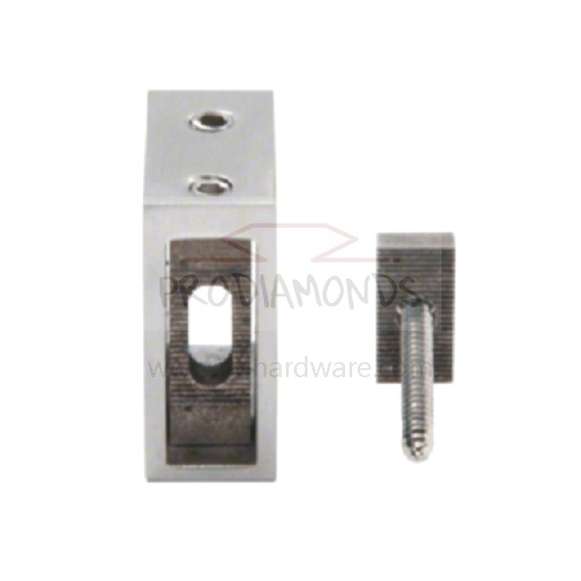 Rectangular Adjustable 90° Wall-Rail Mounting Shower Support Rail Connector